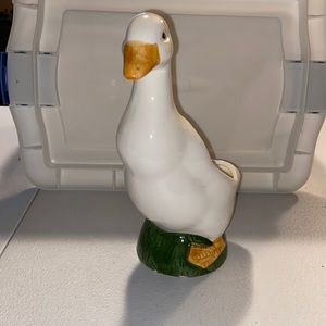Ceramic duck sponge holder